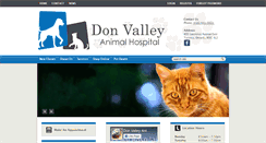 Desktop Screenshot of donvalleyanimalhospital.com